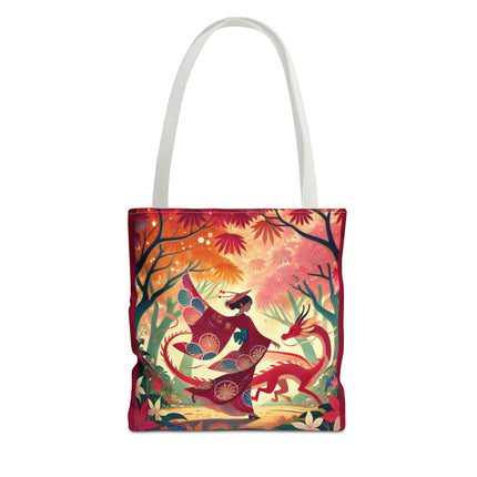 The Dragon Fairy’s Dance Tote Bag – Enchanted Grace & Spring Magic