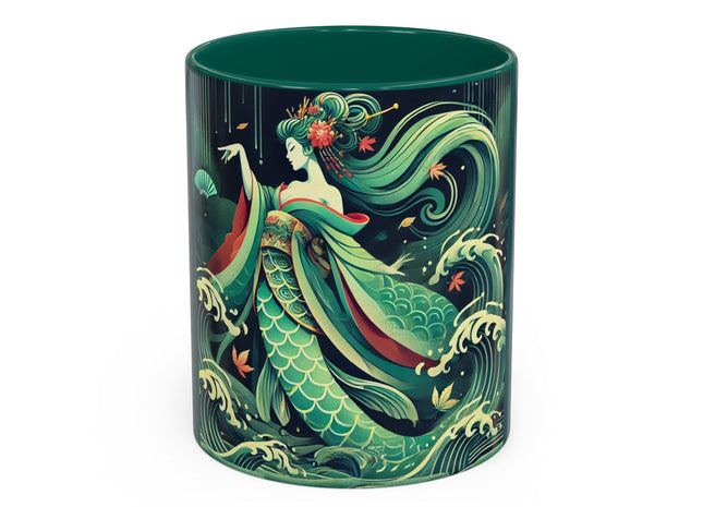 Mermaid Queen Rising from the Deep Colorful Mugs (11oz, 15oz)