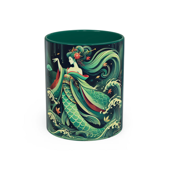 Mermaid Queen Rising from the Deep Colorful Mugs (11oz, 15oz)