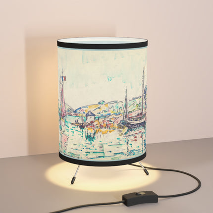 Concarneau by Paul Signac Tripod Lamp
