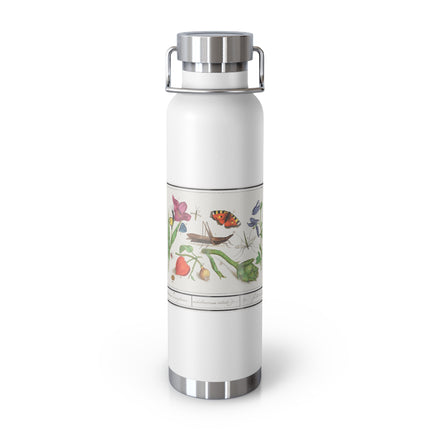 Natural History Ensemble, No. 17 by Anselmus Boëtius de Boodt Copper Vacuum Insulated Bottle, 22oz
