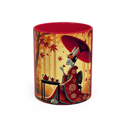 Theatrical Harvest Rabbit Colorful Mugs (11oz, 15oz)