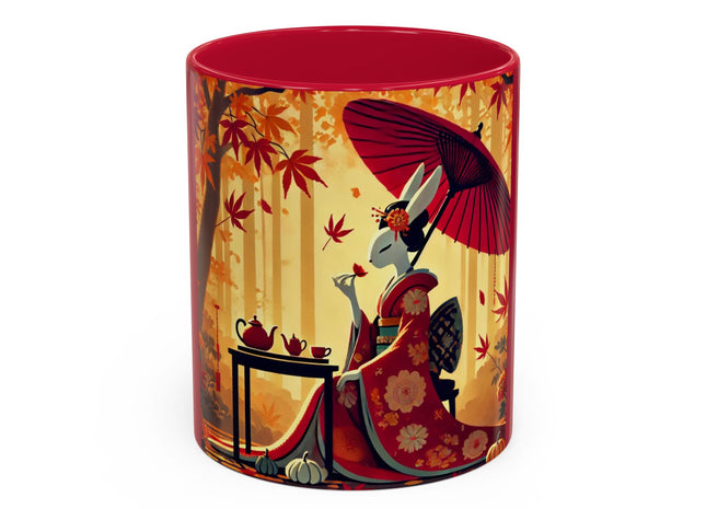 Theatrical Harvest Rabbit Colorful Mugs (11oz, 15oz)
