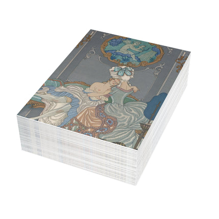 Liaisons Dangereuses by George Barbier Postcards (envelopes included) - Bundles of 10, 30, 50 Pieces