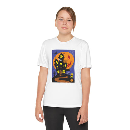 Halloween Night at the Haunted House Youth Competitor Tee