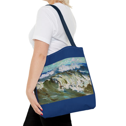 The Wave by Karl Hagemeister Tote Bag (AOP)
