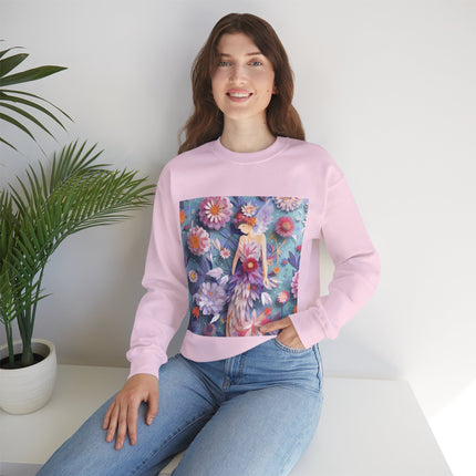 Aster Fairy Unisex Heavy Blend™ Crewneck Sweatshirt