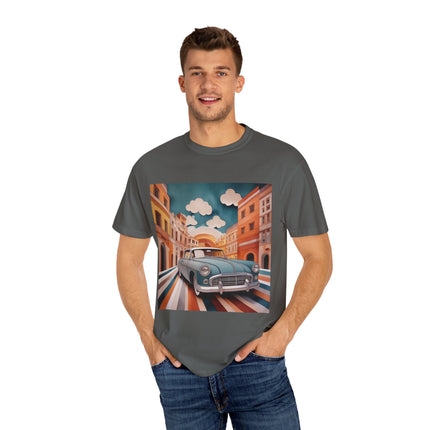 1960 Alfa Romeo Giulietta Unisex Garment-Dyed T-shirt