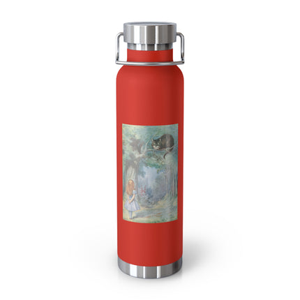 “I growl when I’m pleased, and wag my tail when I’m angry” by Sir John Tenniel Copper Vacuum Insulated Bottle, 22oz
