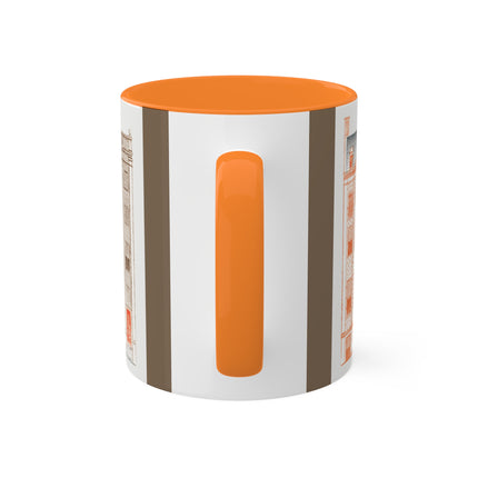 Amsterdam Canal Houses by Johan Teyler Colorful Mugs, 11oz