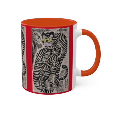 Talismanic Tiger Colorful Mugs, 11oz