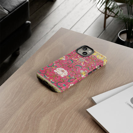 Pink Floral Pattern by Owen Jones Phone Cases
