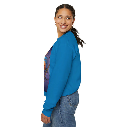 Whimsical Halloween Mischief Unisex Heavy Blend™ Crewneck Sweatshirt