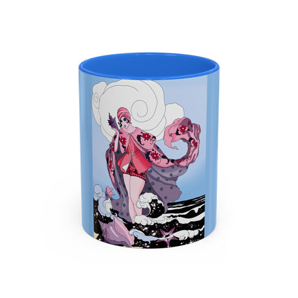Goddess of the Swirling Sea Colorful Mugs (11oz, 15oz)