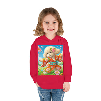 Chrysanthemum Meadow Play Toddler Pullover Fleece Hoodie