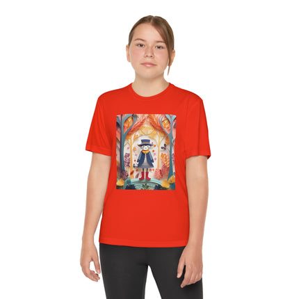 Cat in Boots in the Enchanted Forest Youth Competitor Tee