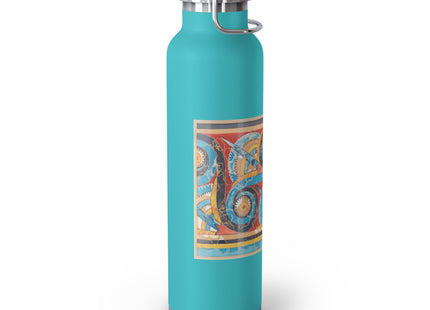 Reproduction of S-Spiral Frieze by Emile Gilliéron Copper Vacuum Insulated Bottle, 22oz