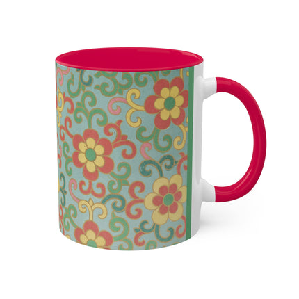 Examples of Chinese Ornament, Pl.09 by Owen Jones Colorful Mugs, 11oz