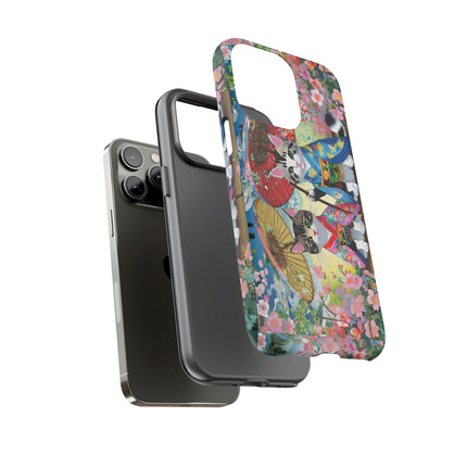 Kimono Kitties Phone Cases