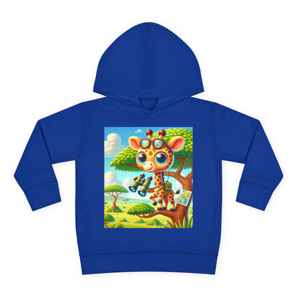 Giraffe Lookout Toddler Pullover Fleece Hoodie