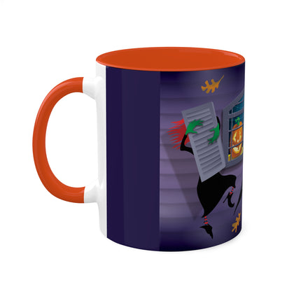 Whimsical Halloween Mischief Colorful Mugs, 11oz