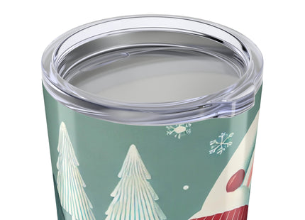 Candy Cane Timekeeper Bunny Tumbler 20oz