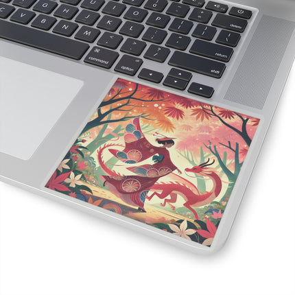 The Dragon Fairy’s Dance Kiss-Cut Stickers (4 Sizes)