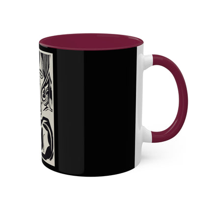 The Large Cow by Ernst Ludwig Kirchner Colorful Mugs, 11oz