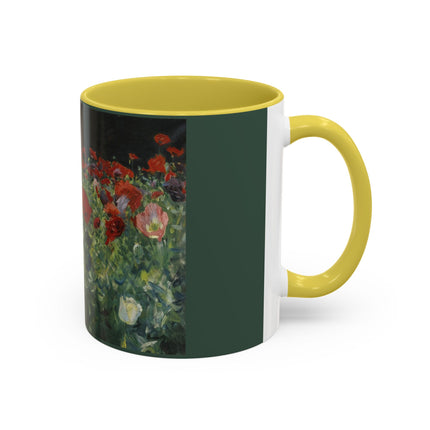 A Study of Poppies for Carnation, Lily, Lily, Rose by John Singer Sargent Colorful Mugs (11oz, 15oz)