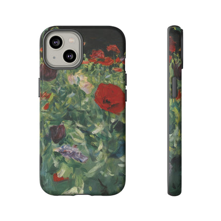 Poppies (A Study of Poppies for Carnation, Lily, Lily, Rose) by John Singer Sargent Phone Cases