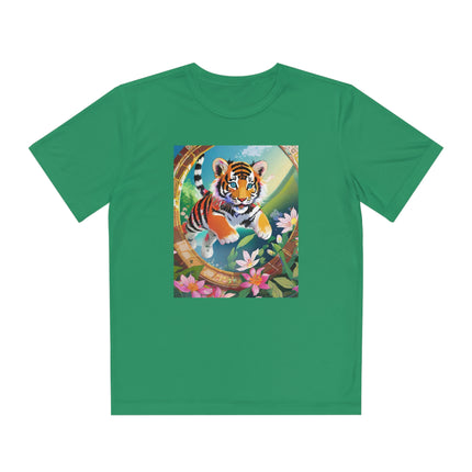 Majestic Tiger Cub Youth Competitor Tee – Courage, Adventure & Fiery Spirit
