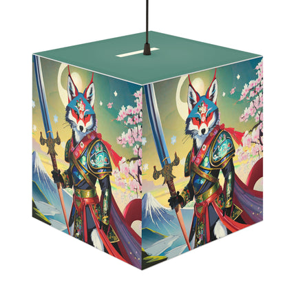 Cyberpunk Samurai Light Cube Lamp
