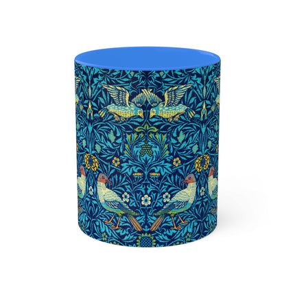Bird by William Morris Colorful Mugs, 11oz