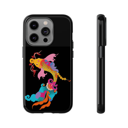 Golden Koi Phone Case – Lucky Swim & Vibrant Fortune