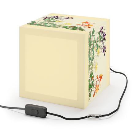 Aquilegia Flower by Tanigami Kônan Light Cube Lamp