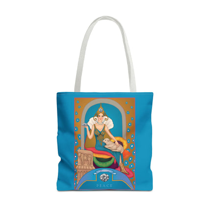 Astrology Gem Series: April & Diamond Tote Bag