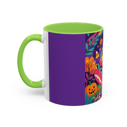 🌙🎃 The Lady Of Moonbeam Hollow Colorful Mug – Whimsical Halloween Charm
