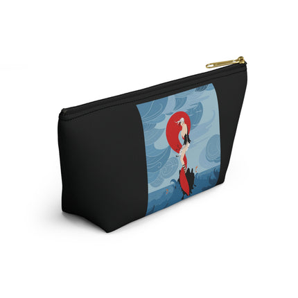 Siren of the Waves Cosmetic Bag – Dramatic Sea Power & Bold Elegance