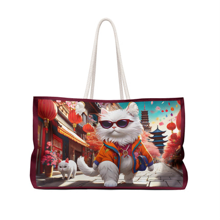 Fashionista Feline Weekender Bag