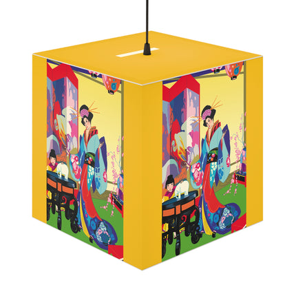 A Timeless Journey by Umberto Brunelleschi Light Cube Lamp
