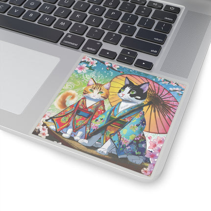 Kimono Kitties Kiss-Cut Stickers (4 Sizes)