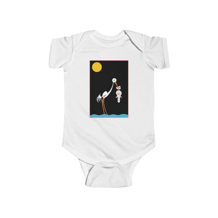 Moonlit Reverie Baby Bodysuit – Starlit Dreams & Timeless Arrival