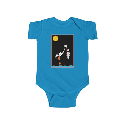 Moonlit Reverie Baby Bodysuit – Starlit Dreams & Timeless Arrival