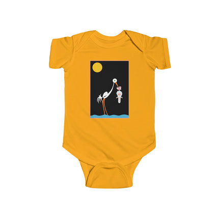 Moonlit Reverie Baby Bodysuit – Starlit Dreams & Timeless Arrival