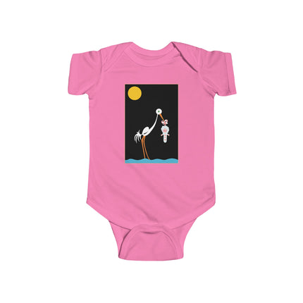 Moonlit Reverie Baby Bodysuit – Starlit Dreams & Timeless Arrival