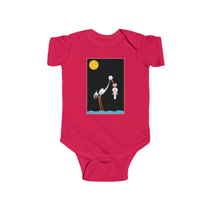 Moonlit Reverie Baby Bodysuit – Starlit Dreams & Timeless Arrival