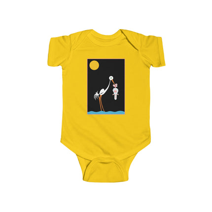 Moonlit Reverie Baby Bodysuit – Starlit Dreams & Timeless Arrival