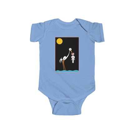 Moonlit Reverie Baby Bodysuit – Starlit Dreams & Timeless Arrival