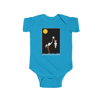 Moonlit Reverie Baby Bodysuit – Starlit Dreams & Timeless Arrival