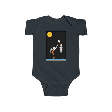 Moonlit Reverie Baby Bodysuit – Starlit Dreams & Timeless Arrival